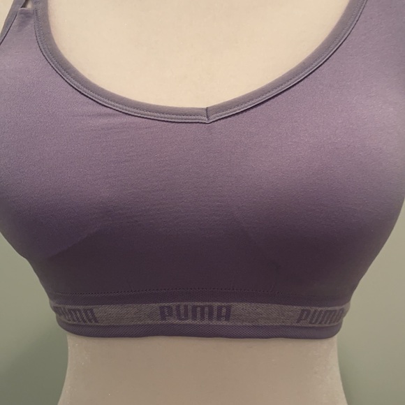 Puma Lilac Purple Woman’s Sports Bra Size Medium - Picture 4 of 10